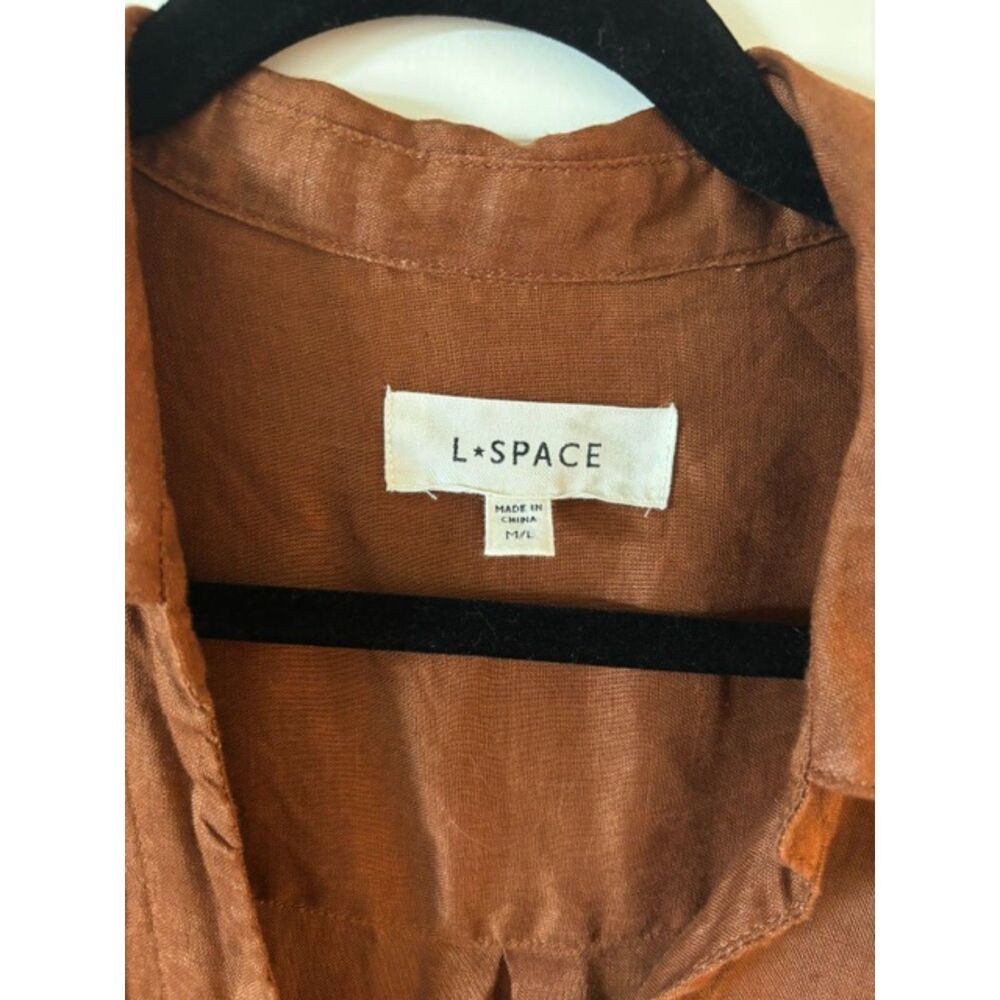 NWOT L*Space Rio Tunic 100% Linen - Picture 5 of 6